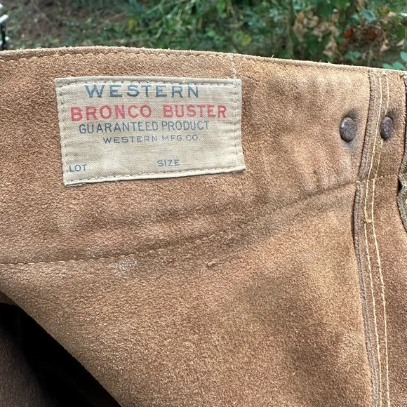 Vintage 70s Leather Chaps with Studded Details - Picture 4 of 4